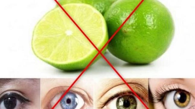 حقيقة استخدام عصير الليمون الأخضر لتغير لون العيون ومدى خطورتها