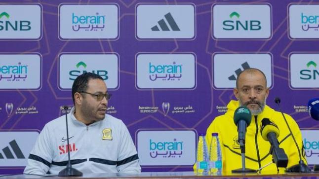 مدرب الاتحاد خلال المؤتمر الصحفي ..لدينا الأمل والثقة بتحقيق كأس السوبر