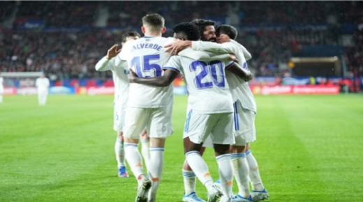 ريال مدريد يقترب من التتويج بالدورى الأسباني